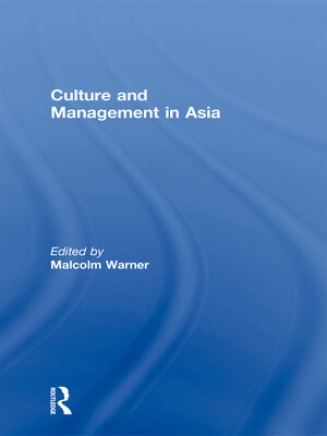 cover image of Culture and Management in Asia